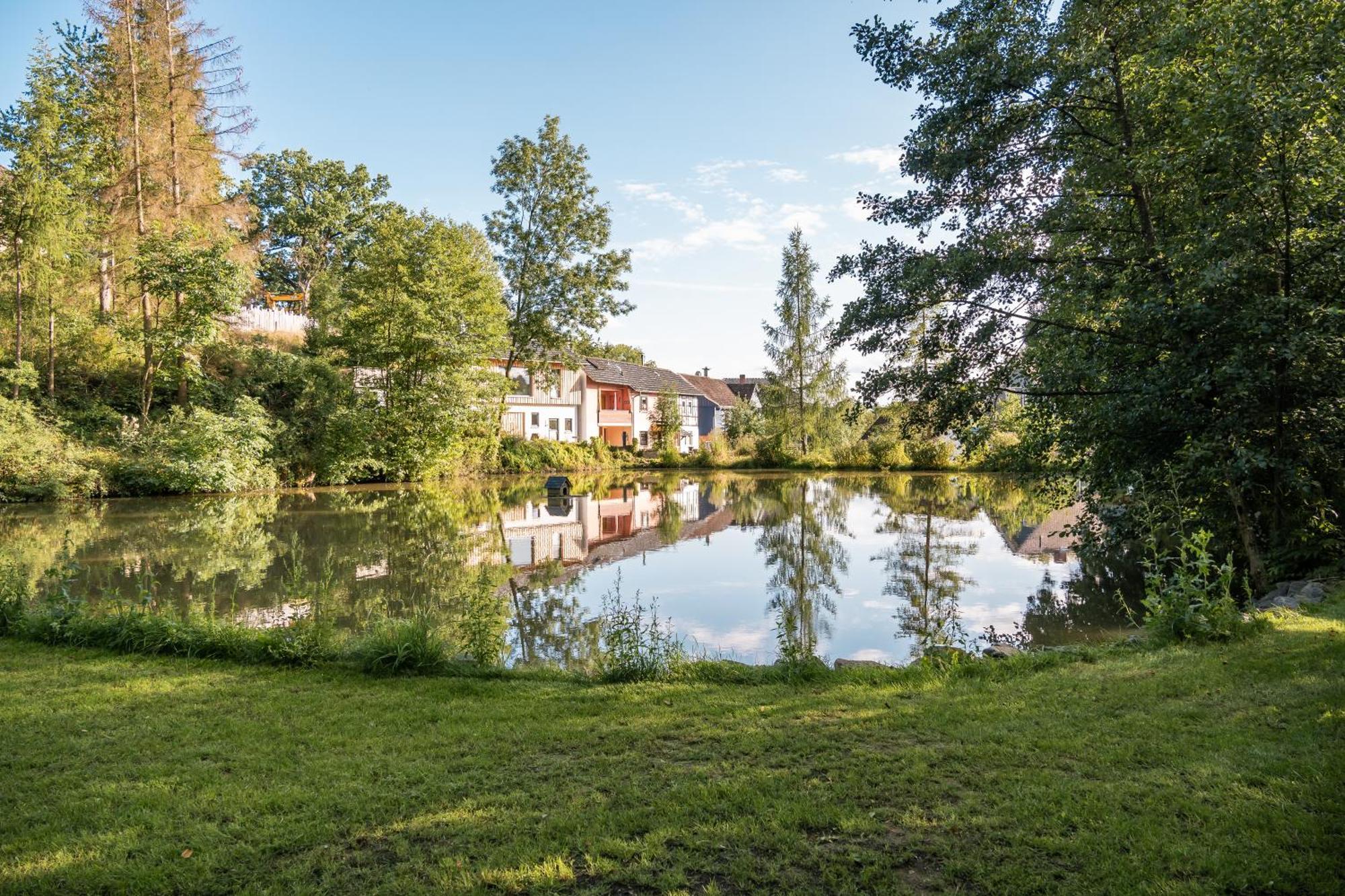 Ferienwohnung Panorama Teichblick Heldritt Dış mekan fotoğraf